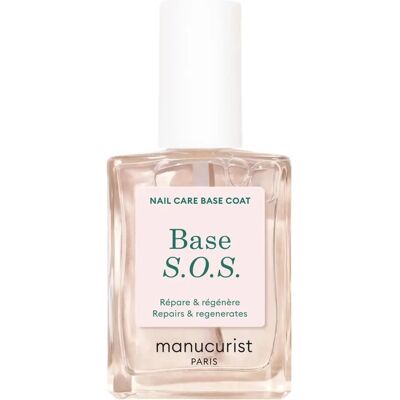 Manucurist Green S.O.S. Base Coat - Base Coat til Skadede Negle Manucurist Green S.O.S. Base Coat - Base Coat til Skadede Negle