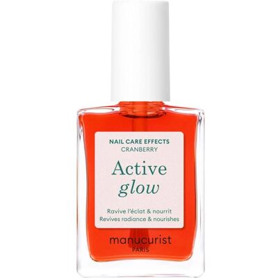 Manucurist Active Glow Cranberry Nagellak - Nagellak Manucurist Active Glow Cranberry Nagellak - Nagellak
