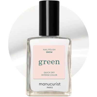 Manucurist Paris Green Snow Vegan Nagellak - Nagellak Manucurist Paris Green Snow Vegan Nagellak - Nagellak