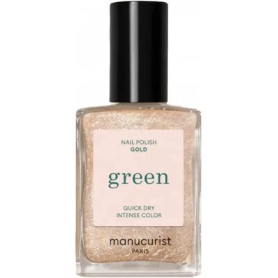 Manucurist Paris Green Gold Vegan Nagellak - Duurzaam & 9-Free Manucurist Paris Green Gold Vegan Nagellak - Duurzaam & 9-Free