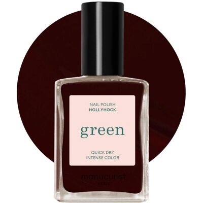 Manucurist Grønne Neglelak Hollyhock - Vegansk, 15ml Manucurist Grønne Neglelak Hollyhock - Vegansk, 15ml