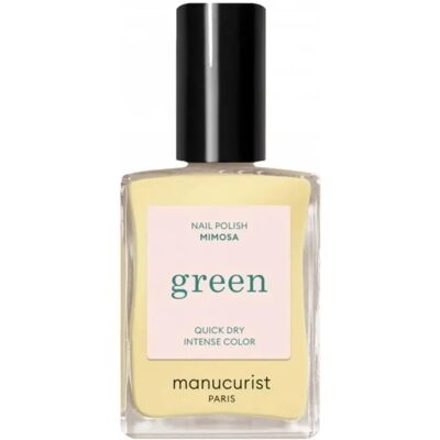 Manucurist Paris Groene Mimosa Vegan Nagellak - Groen 15ml Manucurist Paris Groene Mimosa Vegan Nagellak - Groen 15ml