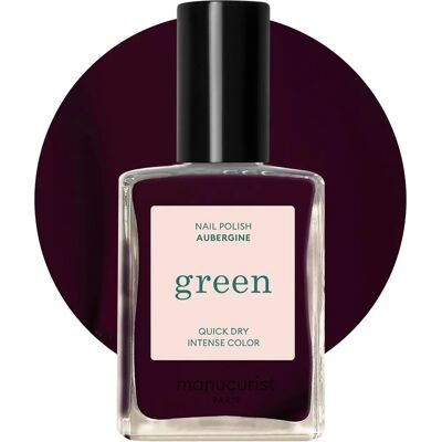 Manucurist Groene Aubergine Nagellak 15ml - Nagellak Manucurist Groene Aubergine Nagellak 15ml - Nagellak