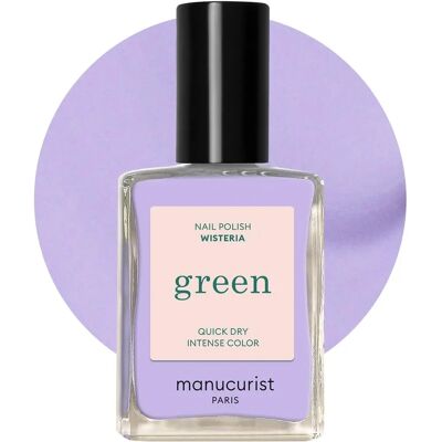 Manucurist Wisteria Groene Natuurlijke Nagellak - Nagellak Manucurist Wisteria Groene Natuurlijke Nagellak - Nagellak