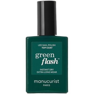 Manucurist Green Flash Überlack - Vegan, 10 Tage Glanz, 15ml Manucurist Green Flash Überlack - Vegan, 10 Tage Glanz, 15ml