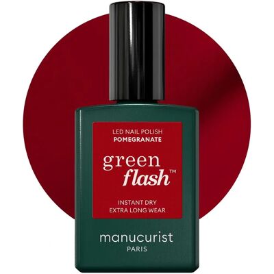 MANUCURIST Green Flash LED Nagellack Granatapfel - Nagellack MANUCURIST Green Flash LED Nagellack Granatapfel - Nagellack