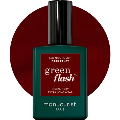 Manucurist Green Flash Dunkle Akelei Nagellack - Nagellack Manucurist Green Flash Dunkle Akelei Nagellack - Nagellack