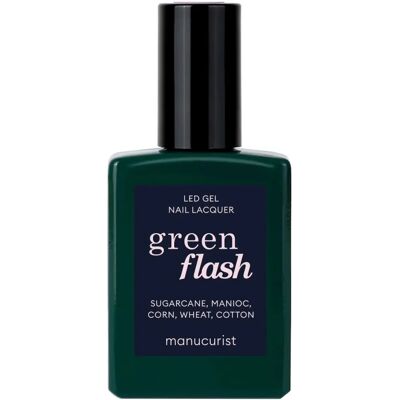 Smalto Semipermanente Dark Night - Green Flash - Manucurist Smalto Semipermanente Dark Night - Green Flash - Manucurist