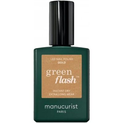 Manucurist Green Flash LED Gel Nagellak Goud Manucurist Green Flash LED Gel Nagellak Goud
