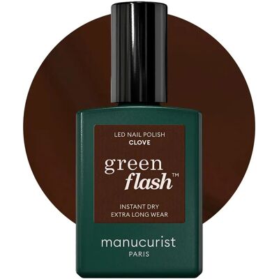 Vernis à ongles vegan Green Flash Clove de manucurist - Vernis - Publicité Vernis à ongles vegan Green Flash Clove de manucurist - Vernis - Publicité