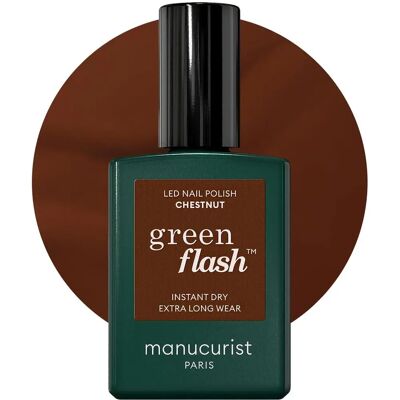 Manucurist Green Flash Chestnut Semi-Permanent Nagellack - Nagelart Manucurist Green Flash Chestnut Semi-Permanent Nagellack - Nagelart