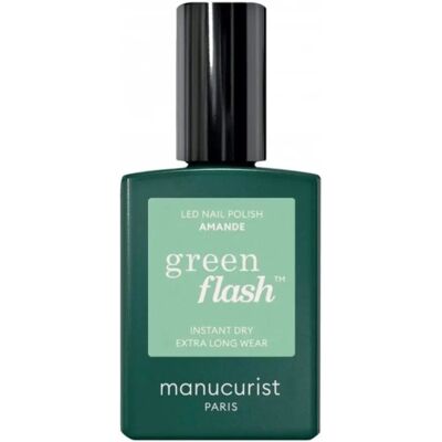 Manucurist Green Flash Amande - Lakier do paznokci - Semi-Permanent, 10 Dni Manucurist Green Flash Amande - Lakier do paznokci - Semi-Permanent, 10 Dni