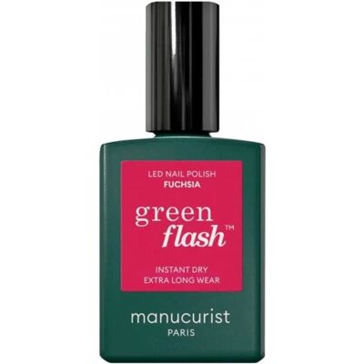 manucurist Green Flash Lakier do paznokci Fuchsia - 15 ml manucurist Green Flash Lakier do paznokci Fuchsia - 15 ml