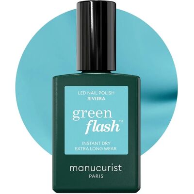 Manucurist Green Flash Riviera Semi-Permanent Nagellack Manucurist Green Flash Riviera Semi-Permanent Nagellack