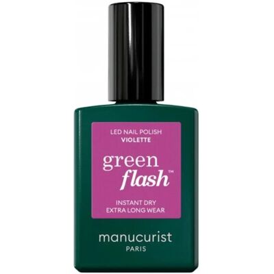 Manucurist Semi-Permanent Led Green Flash - Lak na paznokcie Manucurist Semi-Permanent Led Green Flash - Lak na paznokcie