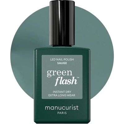 Manucurist Green Flash Sauge Semi-permanent Nagellack - Nageltyp Manucurist Green Flash Sauge Semi-permanent Nagellack - Nageltyp