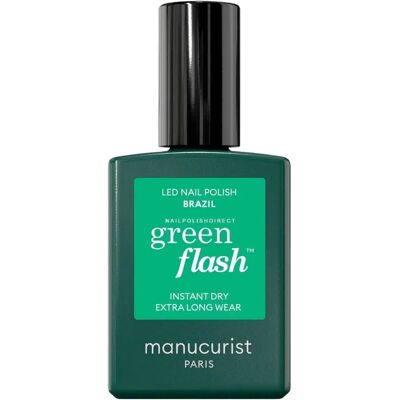 Manucurist Green Flash LED Lakier do Paznokci Brazylia 15ml - Lakier do Paznokci Manucurist Green Flash LED Lakier do Paznokci Brazylia 15ml - Lakier do Paznokci