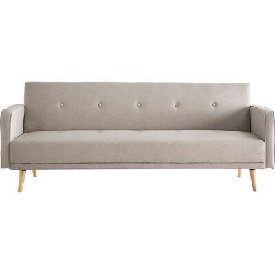 Sofá cama Miliboo ULLA de 3 plazas - Beige Sofá cama Miliboo ULLA de 3 plazas - Beige