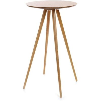 Miliboo Modèle NORDECO Table de bar ronde en bois scandinave - Publicité Miliboo Modèle NORDECO Table de bar ronde en bois scandinave - Publicité