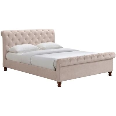 Letto Miliboo 160x200 Velluto - Letto matrimoniale Letto Miliboo 160x200 Velluto - Letto matrimoniale