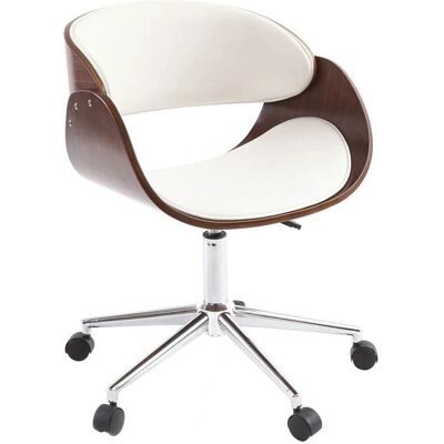 Chaise de bureau Miliboo BENT - Moderne, Réglable, Pivotante, Blanche - Publicité Chaise de bureau Miliboo BENT - Moderne, Réglable, Pivotante, Blanche - Publicité
