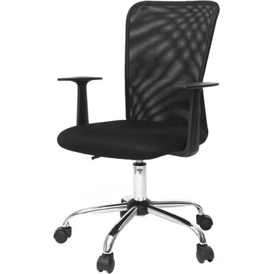 Fauteuil de bureau Miliboo - Maille noire - Siège de bureau - Publicité Fauteuil de bureau Miliboo - Maille noire - Siège de bureau - Publicité