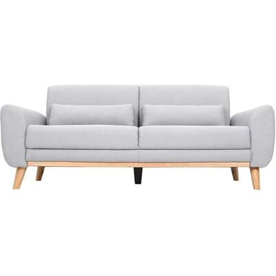 Miliboo Ektor Hellgraues 3-Sitzer Sofa Miliboo Ektor Hellgraues 3-Sitzer Sofa