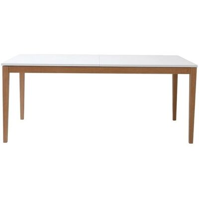 Miliboo Mesa Extensible Blanca MDF - Diseño Escandinavo Miliboo Mesa Extensible Blanca MDF - Diseño Escandinavo