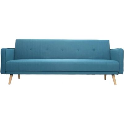Miliboo ULLA Sofá Cama Azul - Diseño Escandinavo Miliboo ULLA Sofá Cama Azul - Diseño Escandinavo