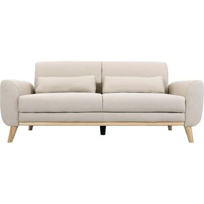 MILIBOO EKTOR 3-Sitzer Sofa Natürlicher Stoff Eichenholzfüße MILIBOO EKTOR 3-Sitzer Sofa Natürlicher Stoff Eichenholzfüße