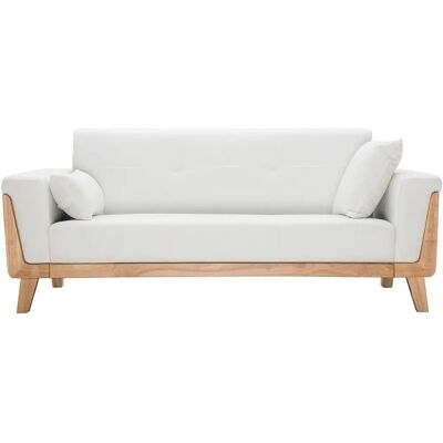 Miliboo FJORD Skandinavischer 3-Sitzer Samtstoff Holz Miliboo FJORD Skandinavischer 3-Sitzer Samtstoff Holz