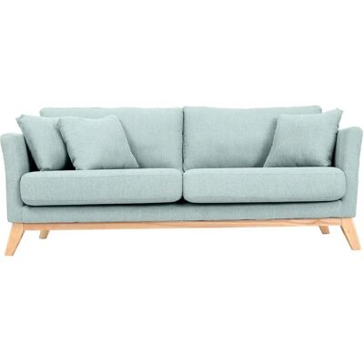 Divano scandinavo Miliboo 3 posti verde laguna - Stile nordico Divano scandinavo Miliboo 3 posti verde laguna - Stile nordico