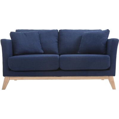 Miliboo Oslo Dunkelblauer Skandinavischer 2-Sitzer - Sofa Miliboo Oslo Dunkelblauer Skandinavischer 2-Sitzer - Sofa