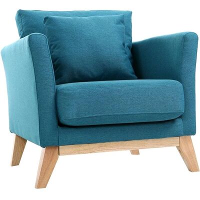 MILIBOO Oslo Azul Petróleo Sillón Nórdico - Diseño Escandinavo MILIBOO Oslo Azul Petróleo Sillón Nórdico - Diseño Escandinavo