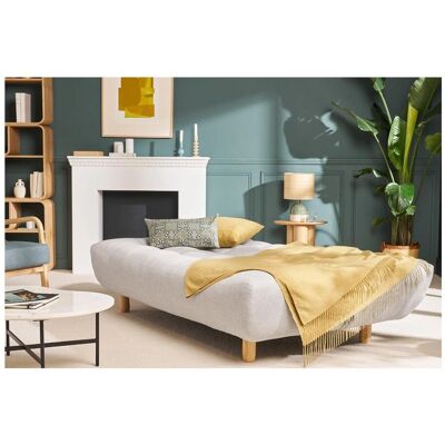 Sofá convertible gris de Miliboo - Estilo escandinavo Sofá convertible gris de Miliboo - Estilo escandinavo