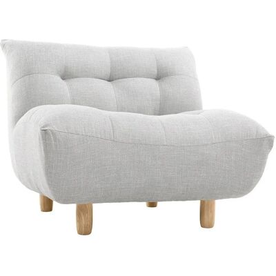 Miliboo YUMI Fauteuil - Design scandinave, Grand confort, Pieds en chêne - Publicité Miliboo YUMI Fauteuil - Design scandinave, Grand confort, Pieds en chêne - Publicité