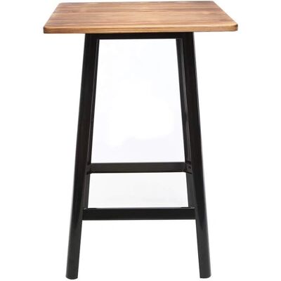 Table de bar noire JONES carré de Miliboo - Bar Table - Publicité Table de bar noire JONES carré de Miliboo - Bar Table - Publicité