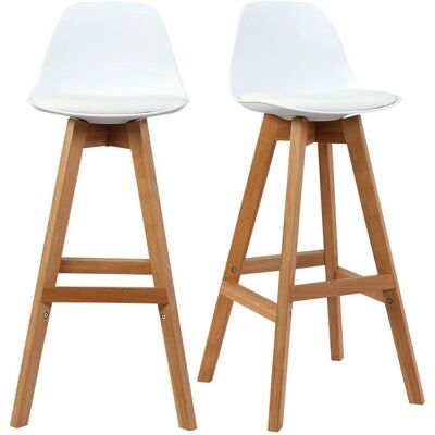 Miliboo Skandinavische Barhocker - 65cm - Set von 2 Miliboo Skandinavische Barhocker - 65cm - Set von 2