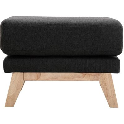 Miliboo Oslo Style Scandinave Repose-pieds - Polyester Doux, Pieds en Bois - Publicité Miliboo Oslo Style Scandinave Repose-pieds - Polyester Doux, Pieds en Bois - Publicité