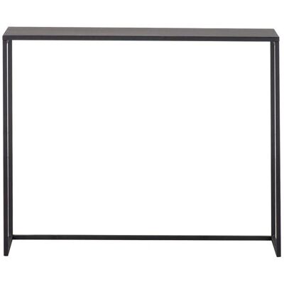 Milbloo - Mesa consola industrial de metal - Negro Milbloo - Mesa consola industrial de metal - Negro