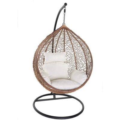 Fauteuil Suspendu Égg Naturel - Design Bohème Miliboo - Publicité Fauteuil Suspendu Égg Naturel - Design Bohème Miliboo - Publicité