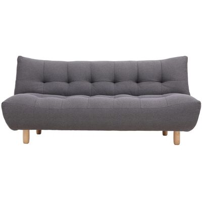 Miliboo YUMI Sofá convertible escandinavo de tela - Sofá cama Miliboo YUMI Sofá convertible escandinavo de tela - Sofá cama