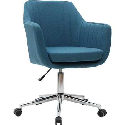 Miliboo - Sillón de oficina azul petróleo moderno - Muebles de oficina Miliboo - Sillón de oficina azul petróleo moderno - Muebles de oficina