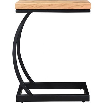 Table de Nuit en Acacia et Métal - Miliboo - Publicité Table de Nuit en Acacia et Métal - Miliboo - Publicité