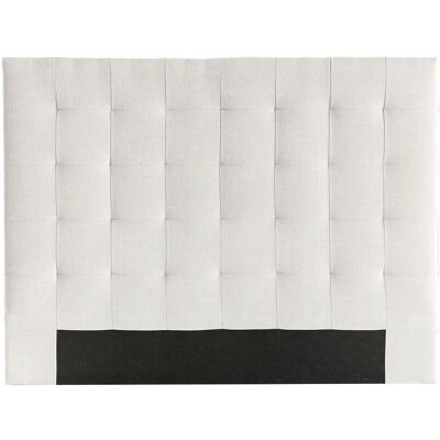 Tête de lit en tissu beige 140cm - Miliboo - Publicité Tête de lit en tissu beige 140cm - Miliboo - Publicité