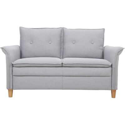 Miliboo Hellgraues 2-Sitzer-Sofa - Sofa Miliboo Hellgraues 2-Sitzer-Sofa - Sofa