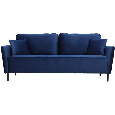Miliboo Beka Samtsofa 3-Sitzer - Modernes Design Miliboo Beka Samtsofa 3-Sitzer - Modernes Design