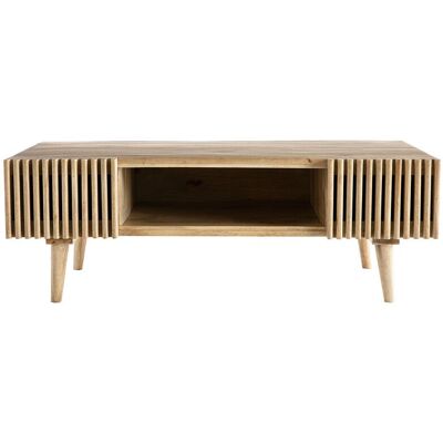 Miliboo ALBA Table Basse en Mango Massif - Style Scandinave - Publicité Miliboo ALBA Table Basse en Mango Massif - Style Scandinave - Publicité