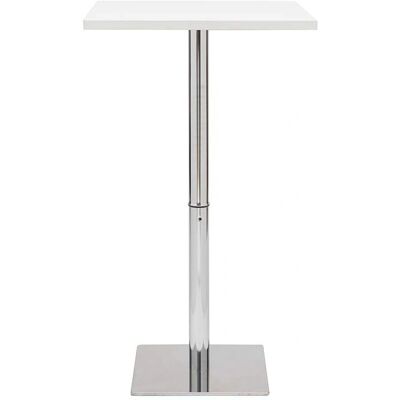 Miliboo Weißer Quadratischer Bar-Tisch - Modernes Design für 4 Personen Miliboo Weißer Quadratischer Bar-Tisch - Modernes Design für 4 Personen