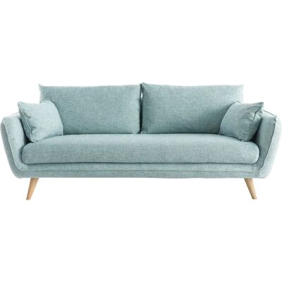 Miliboo Modèle Creep - Canapé scandinave 3 places - Bleu glacier - Publicité Miliboo Modèle Creep - Canapé scandinave 3 places - Bleu glacier - Publicité